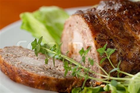 Meatloaf Stock Image Colourbox
