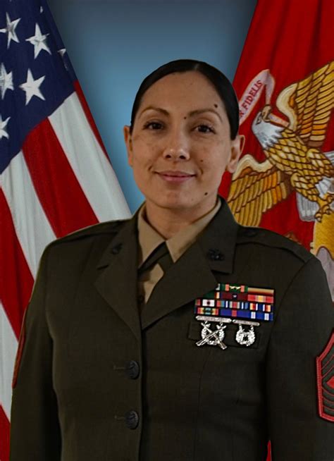 Sergeant Major Monica Cervantes 8th Marine Corps District Leaders