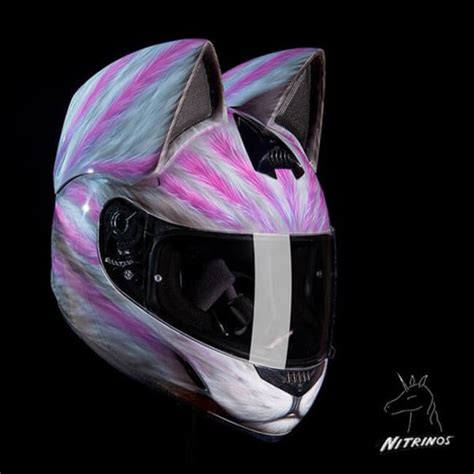 This Cat Bike Helmet With Ears From Russia Are Just Purrfect