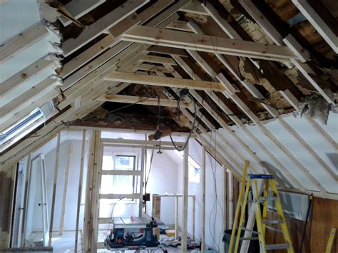 At the same time, they are responsible for a variety of building catastrophes and homeowner heartbreak. Some Cathedral Ceiling Framing And Straightening With My ...