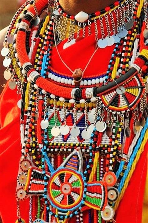 Africa Masai Bead Jewellry Saved From Thisbeadifulworld African Beads African Jewelry Ethnic