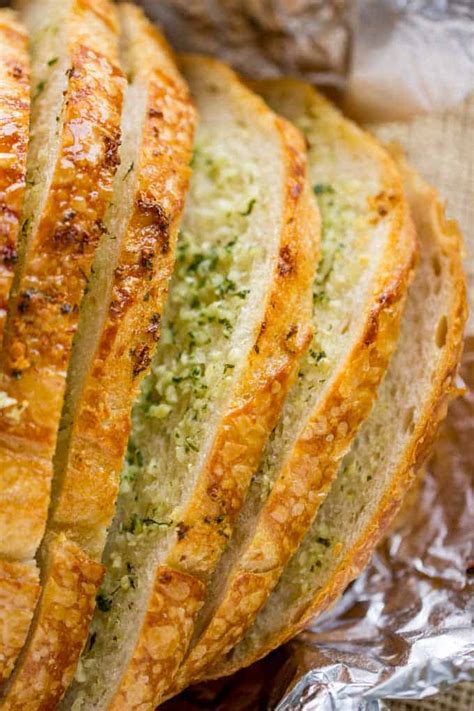 Garlic Bread With Sliced Bread Recipe Dinner Then Dessert