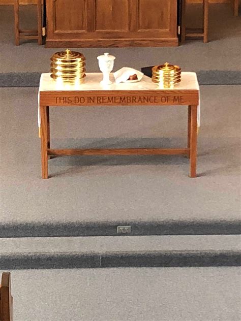 20190303 Communion Table Grace United Methodist Church