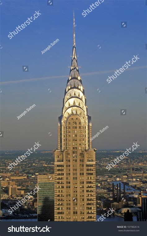 Chrysler Building Sunset New York City Stock Photo