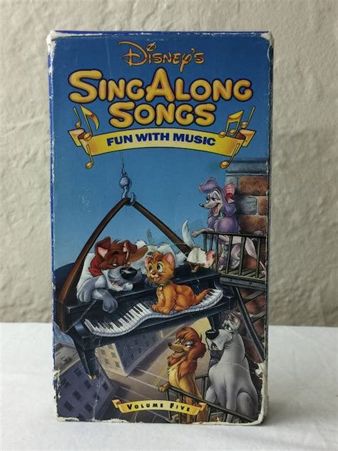 Disney Fun With Music Volume Five Sing Along Songs Vhs Tape