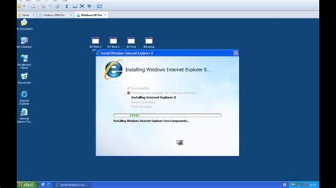 Installing Internet Explorer 80 In Windows Xp Pro Sp3 Youtube