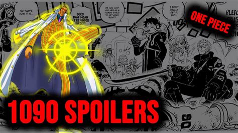 ONE PIECE CHAPTER 1090 SPOILERS!!! - YouTube