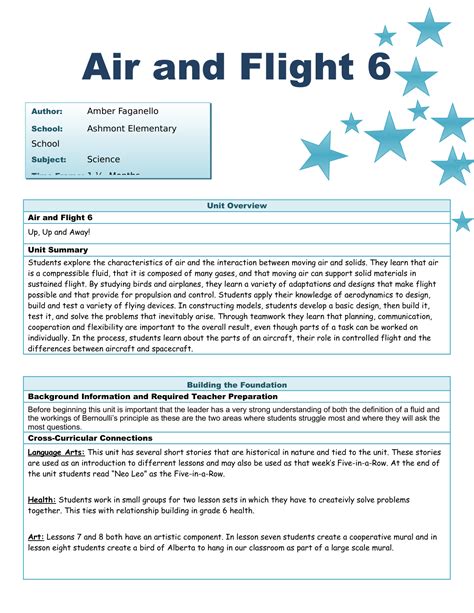 Air Force Lesson Plan Template