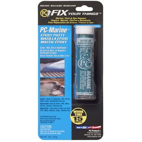 Pc Products 25567 Pc Marine Moldable Epoxy Putty 2 Oz Stick White
