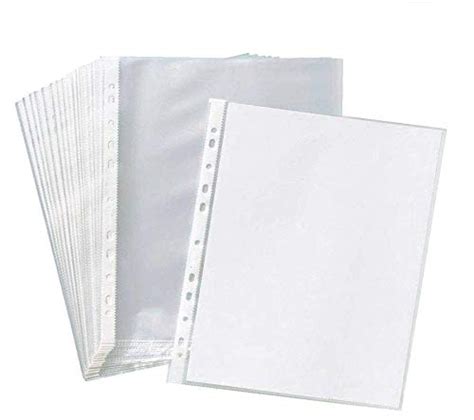Shuban Sheet Protectors 200 Pack Clear Heavy Duty Plastic Page