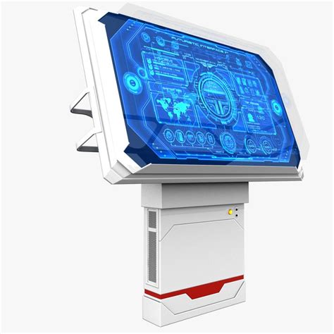 Sci Fi Monitor Real 3d Model Turbosquid 1436409 Sci Fi Star Wars
