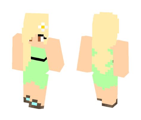 Download Girl In Green Dress Minecraft Skin For Free Superminecraftskins