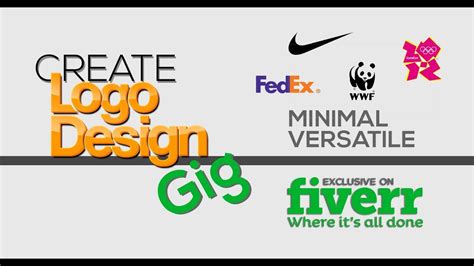 How To Create Versatile Minimal Logo Design Gig On Fiverr Youtube