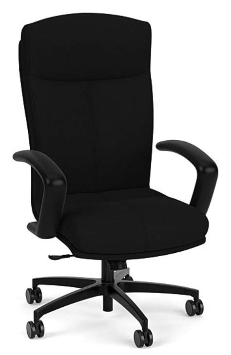 Black Fabric High Back Conference Room Chair Carmel By Via Seating
