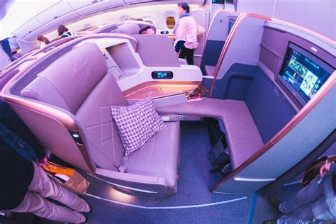 Singapore Airlines A350 Business Class Review SIN DUS