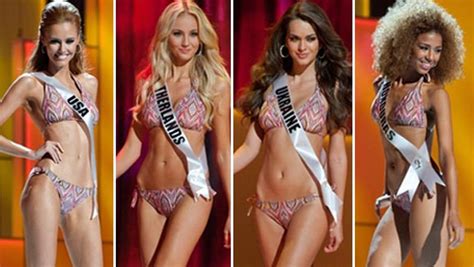 Miss Universe 2011 See The Contestants In Their Bikinis