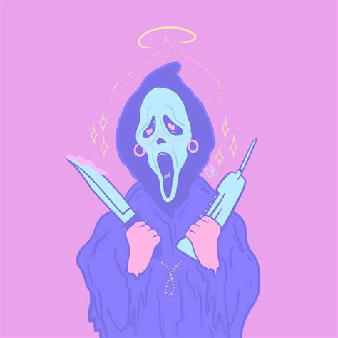 K A T ♡ S U T H On Instagram First Doodle Of 2018 🔪🖤🔮 Another Pastel