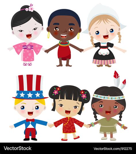 Multicultural Kids Clip Art