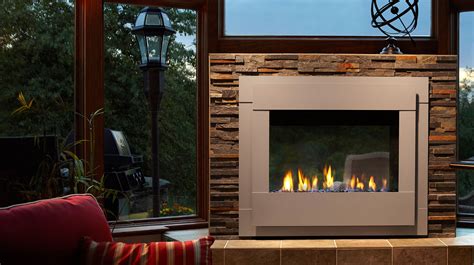 gas fireplace indoor outdoor see through fireplace guide by linda