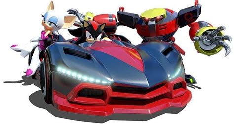 Shadow The Hedgehog Team Sonic Racing Tronicspassa