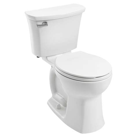 American Standard Edgemere White Round Chair Height Piece WaterSense Toilet In Rough In
