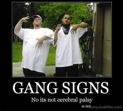 Funny Gangster Pictures Gang Signs