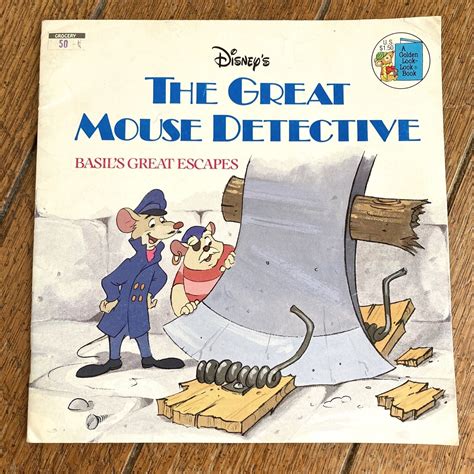 Disneys The Great Mouse Detective Basils Great Escapes 1986 Vintage Golden Book 9780307125569 Ebay