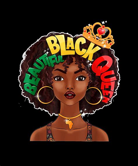 Beautiful Black Queen Etsy