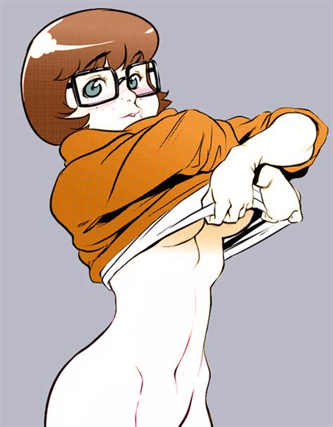 Rule 34 Bottomless Breasts Brown Hair Female Female Only Freckles Glasses Hanna Barbera Navel