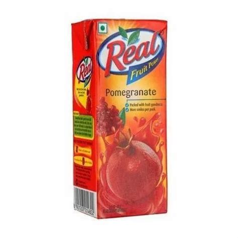 Red 200ml Real Pomegranate Juice Packaging Type Packet At Rs 20piece