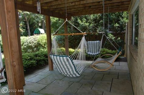 I Want Swings Under Our Deck Under Deck Landscaping Patio Under