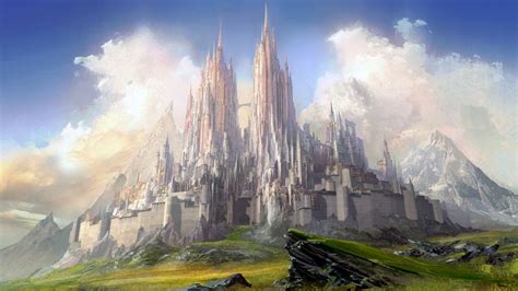Theartofanimation “ Silentfield ” Fantasy City Fantasy Castle