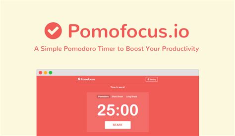 Pomodoro Timer Online Pomofocus