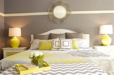 Cheerful Sophistication 25 Elegant Gray And Yellow Bedrooms