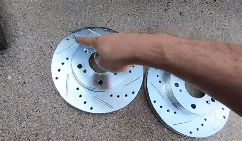 Which Way Do Drilled And Slotted Rotors Go Brake Pad Boss