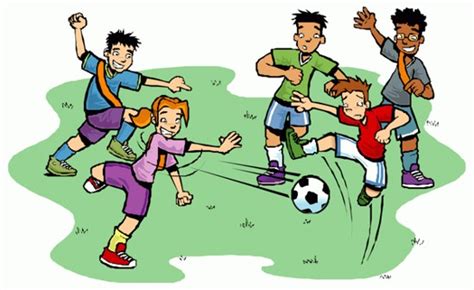 Playing Football Clipart Clipart Best