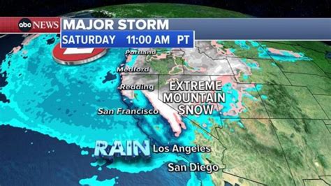 California Winter Storm Blizzard Warning Issued As Snow Heads To