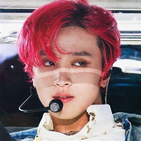 Nct Haechan Looking Scrumptious And Times Hotter With Red Hair Ntc Dream Red Icons Cute