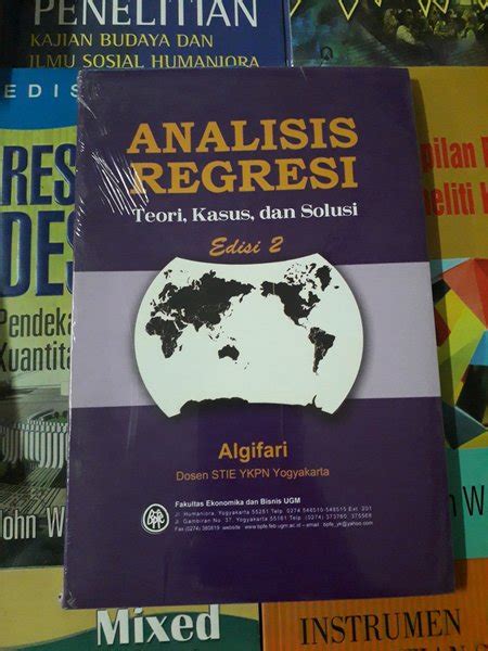 Jual Buku Analisis Regresi Teori Kasus Dan Solusi Edisi Algifari Di Lapak Barokah Book