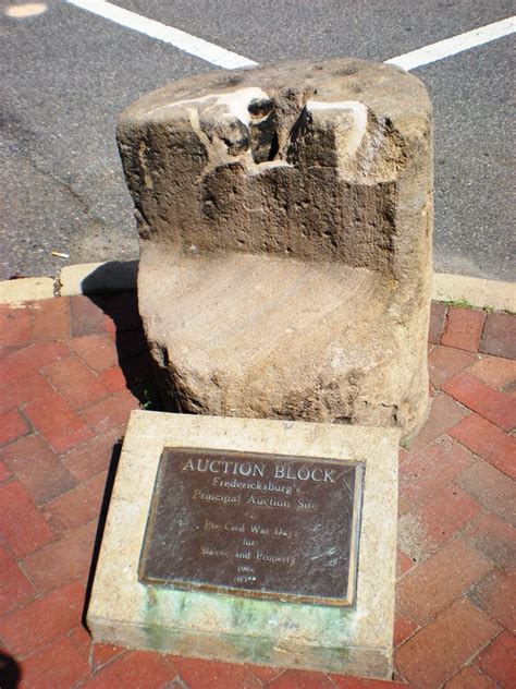 Fredericksburg Vas Slave Auction Block Will Be Moved To A Museum