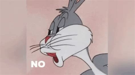 This meme is perfect for any situation when you know the answer is no and you feel like bugs bunny in this image. No Bugs Bunny GIF - No BugsBunny Nope - Discover & Share ...