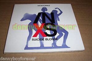 Inxs Tracks Cd Maxi Single Suicide Blonde Different Mixes Versions Ebay