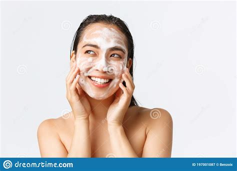 Skincare Women Beauty Hygiene And Personal Care Concept Close Up Of