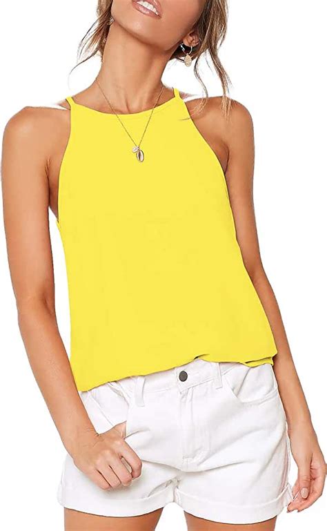 Bright Yellow Tops For Women