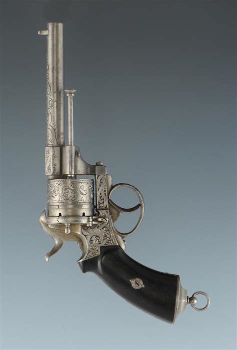 Revolver Lefaucheux Double Action Dofficier 12 Mm ModÈle 1858