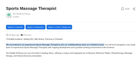 Sports Massage Therapist Job Description Explained Origym