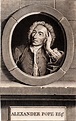 Alexander Pope 1688-1744 - Antique Portrait