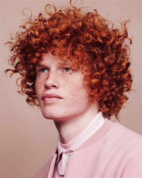 Red Curly Shag Woah When He Said Volume He Really Meant It The Top