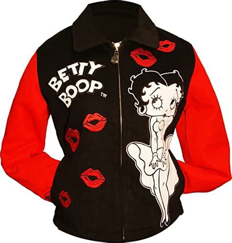 Betty Boop Marilyn Jacket Black Large Clothing