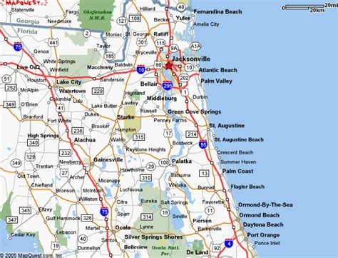 Florida East Coast Map Telegraph